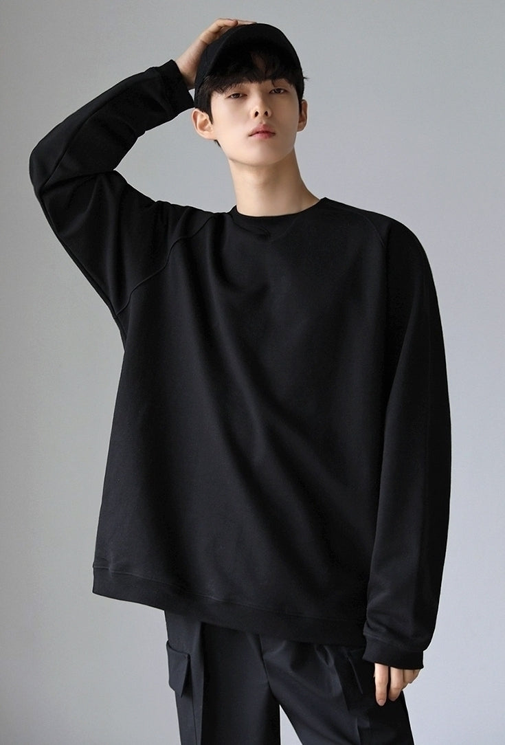 Premium Crewneck Sweatshirt Casual Loose Fit