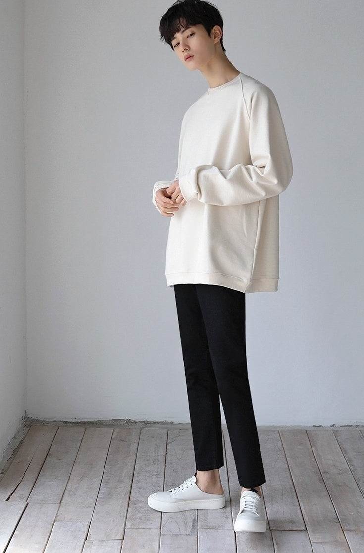 Premium Crewneck Sweatshirt Casual Loose Fit