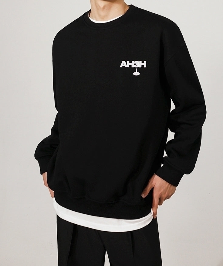 Premium Letter Print Sweatshirt