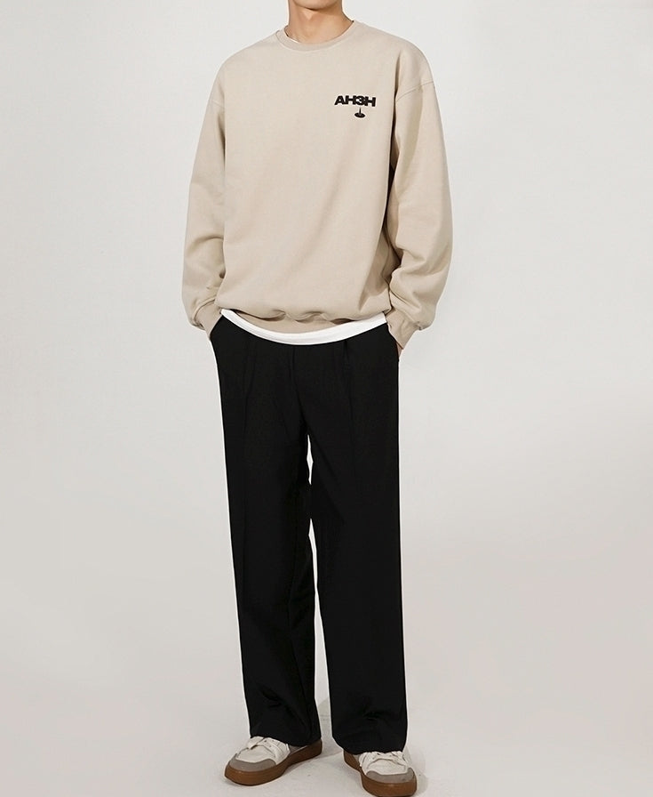 Premium Letter Print Sweatshirt