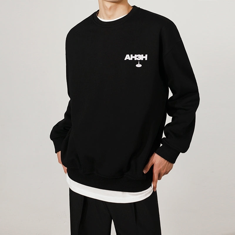 Premium Letter Print Sweatshirt