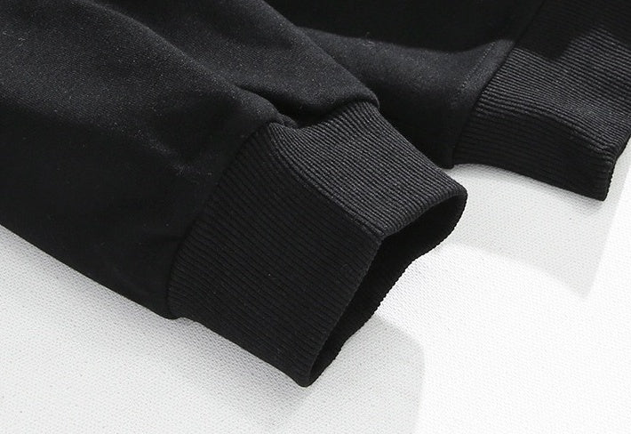 Premium Loose Fit Letter Print Hoodie
