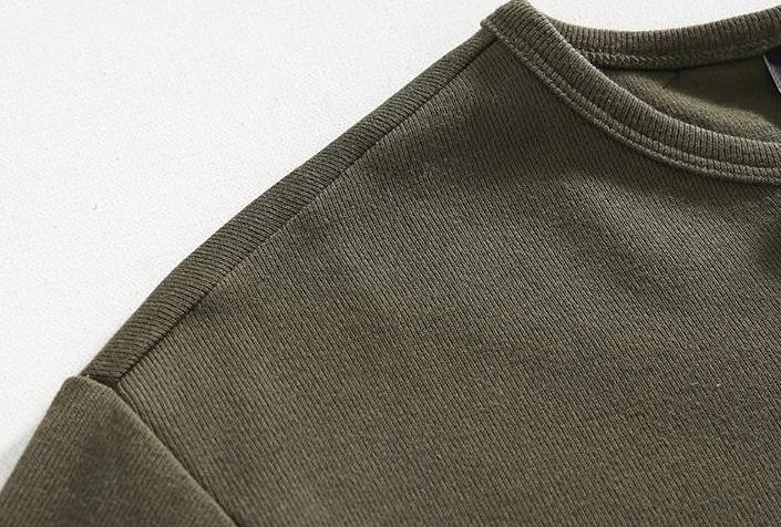 Premium Loose Fit Long Sleeve Henley Shirt