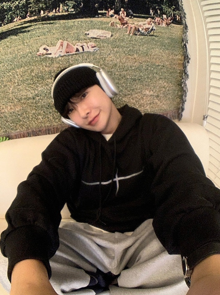 Premium Printed Hoodie Korean Style Pullover