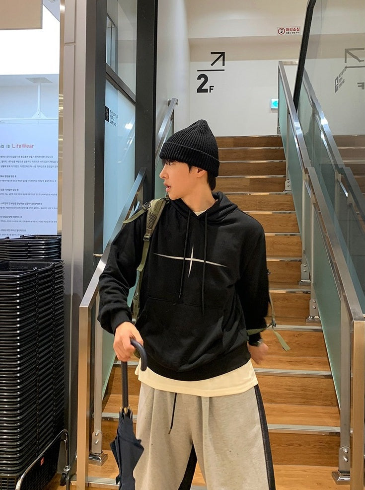 Premium Printed Hoodie Korean Style Pullover