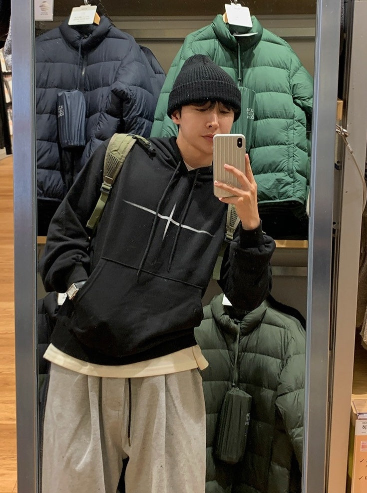 Premium Printed Hoodie Korean Style Pullover