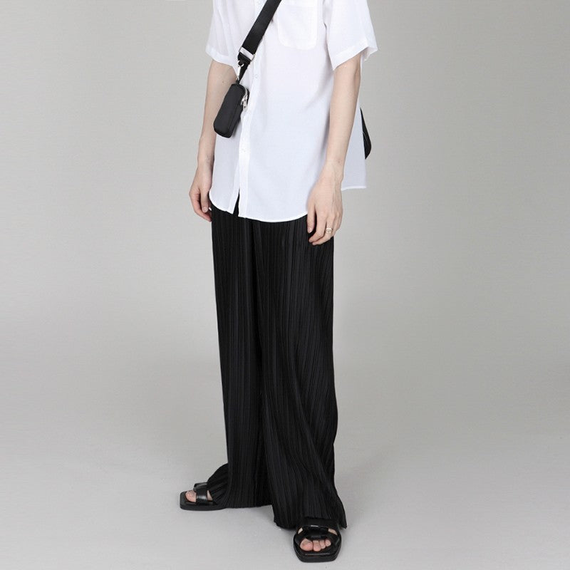 Premium Relaxed Fit Wide Leg Trousers