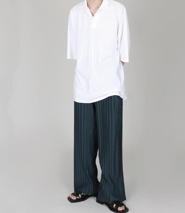 Premium Relaxed Fit Wide Leg Trousers