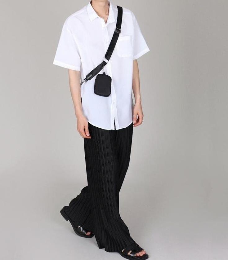 Premium Relaxed Fit Wide Leg Trousers