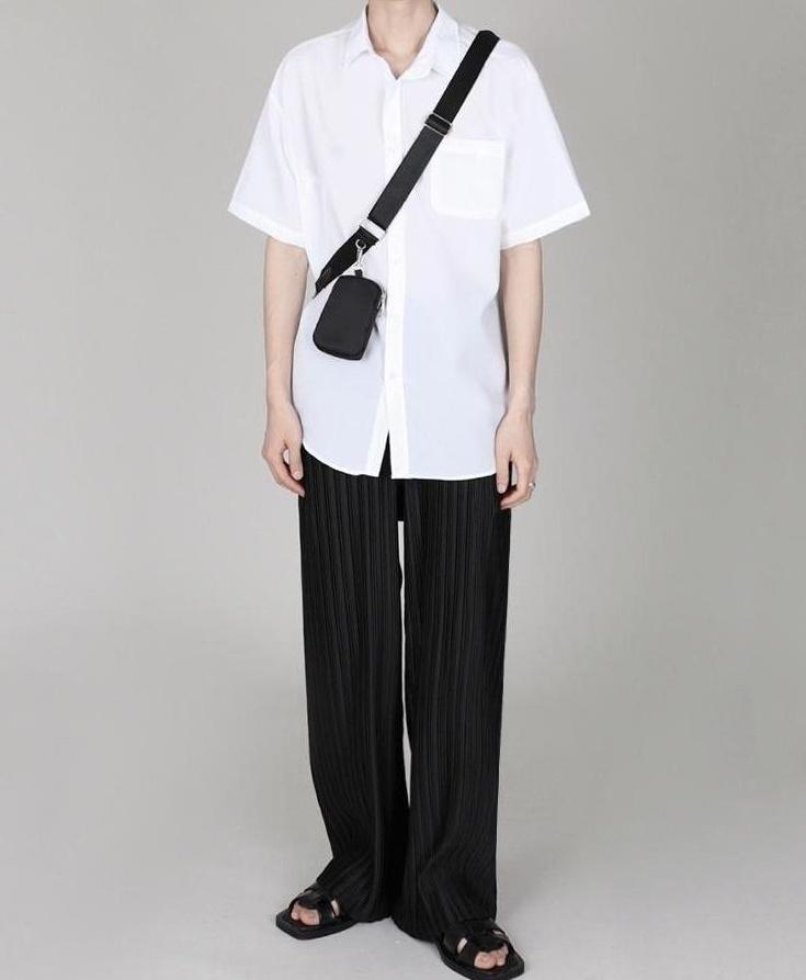 Premium Relaxed Fit Wide Leg Trousers
