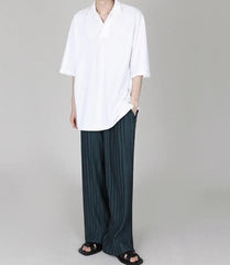 Premium Relaxed Fit Wide Leg Trousers