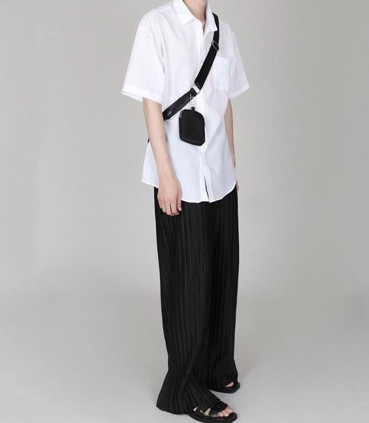 Premium Relaxed Fit Wide Leg Trousers