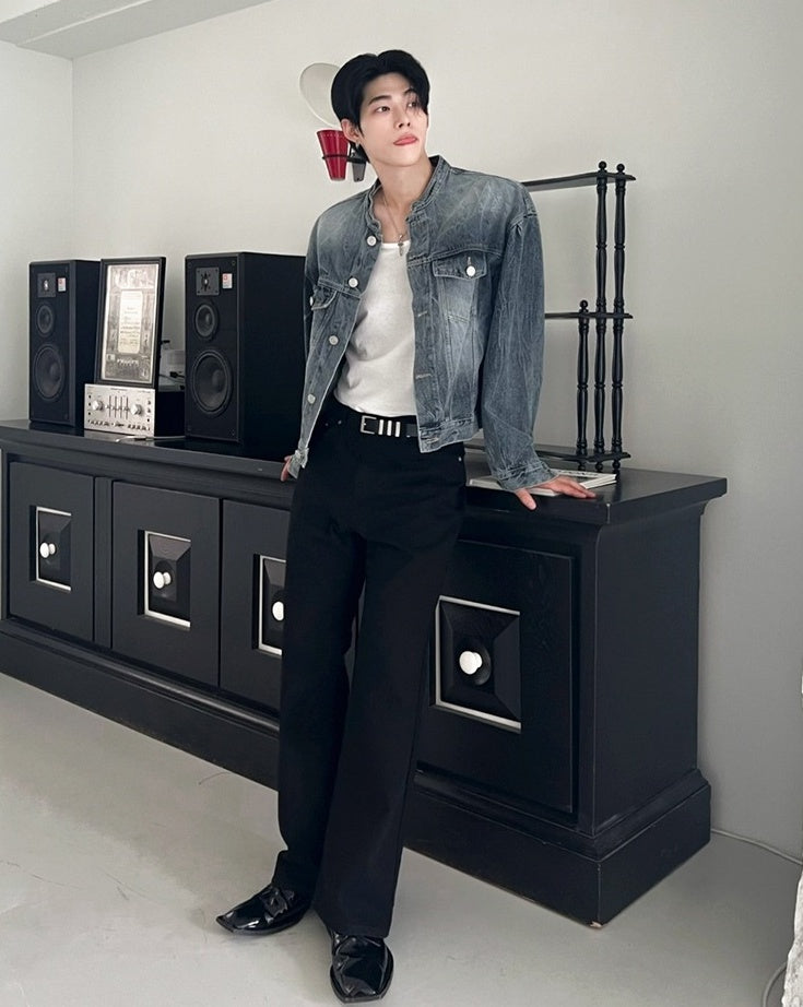 Premium Short Denim Jacket Trendy Style