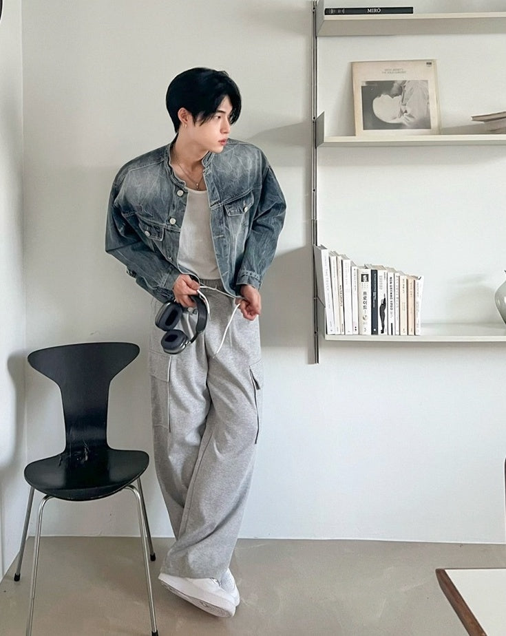 Premium Short Denim Jacket Trendy Style