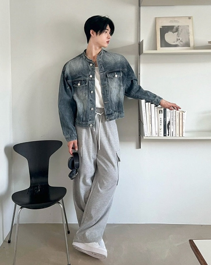Premium Short Denim Jacket Trendy Style