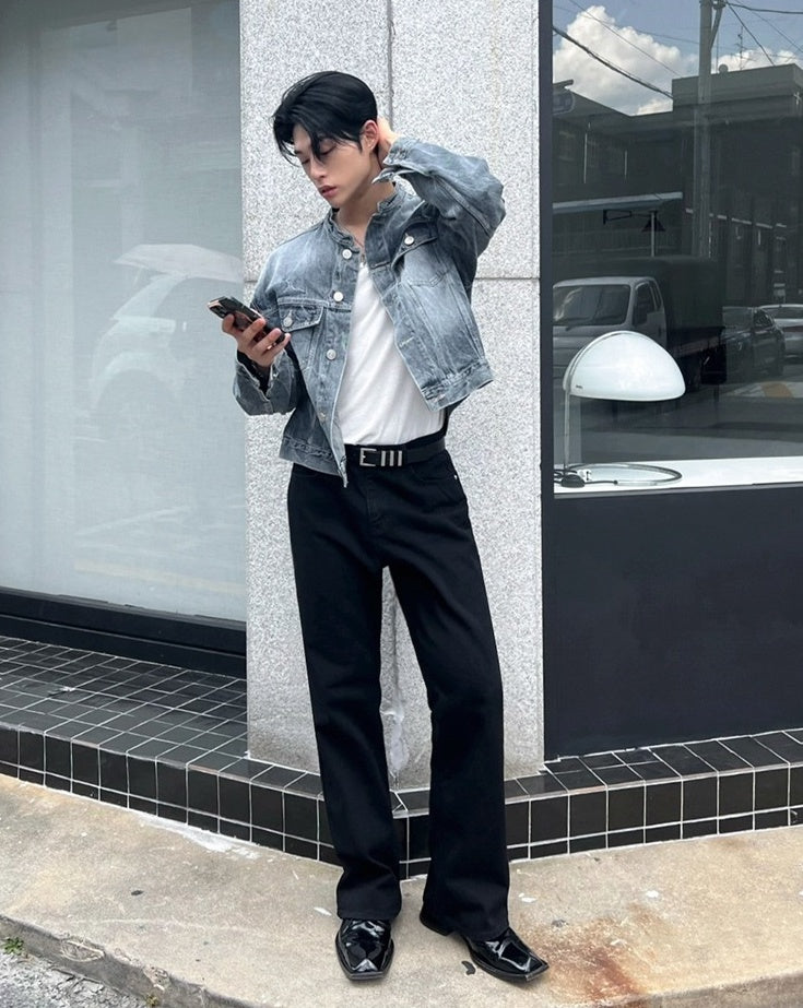Premium Short Denim Jacket Trendy Style