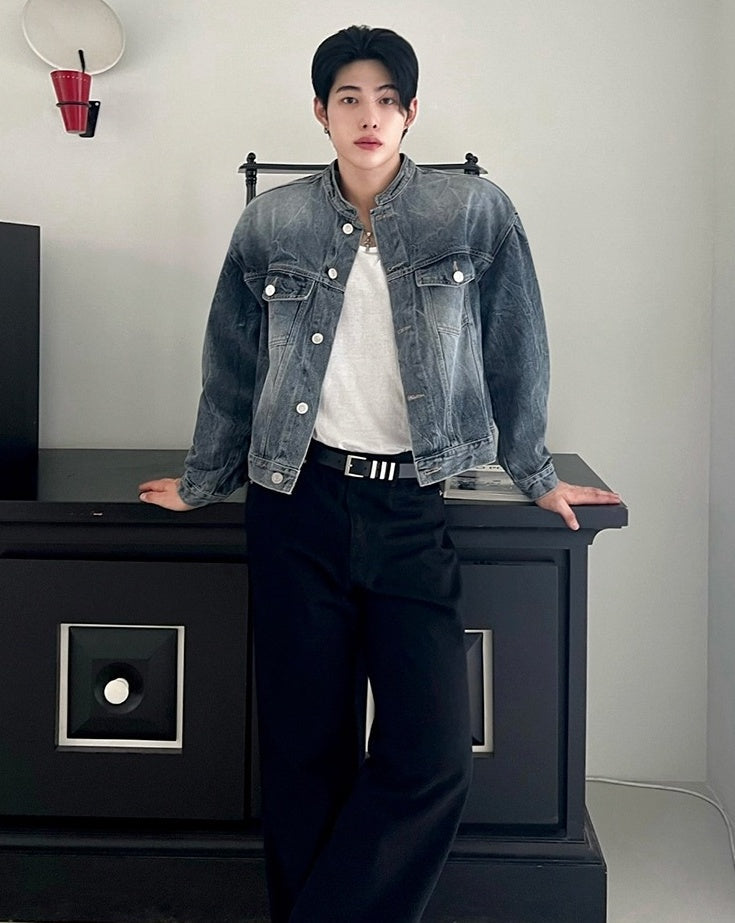 Premium Short Denim Jacket Trendy Style
