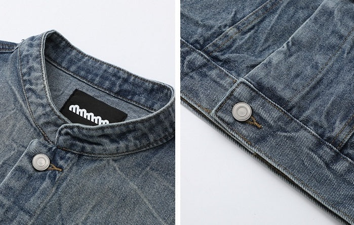 Premium Short Denim Jacket Trendy Style