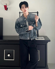 Premium Short Denim Jacket Trendy Style