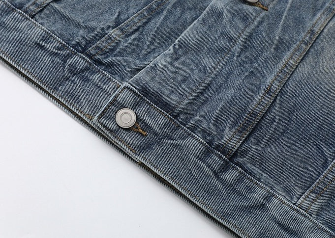 Premium Short Denim Jacket Trendy Style