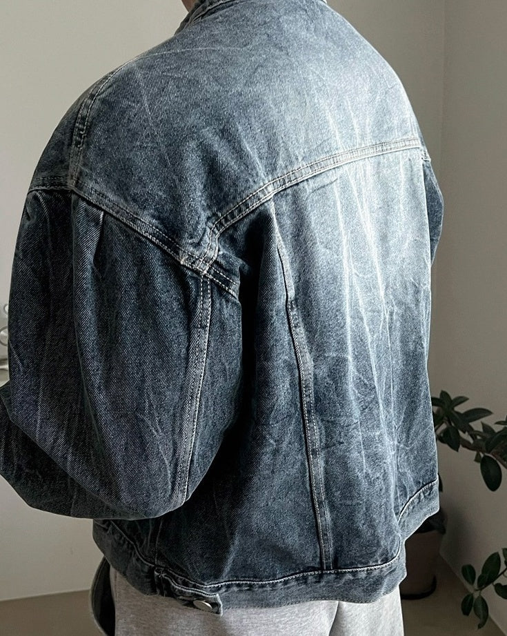 Premium Short Denim Jacket Trendy Style