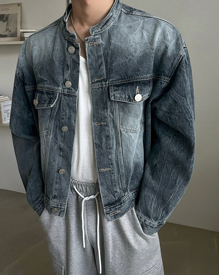 Premium Short Denim Jacket Trendy Style