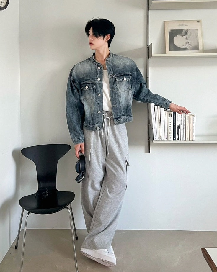 Premium Short Denim Jacket Trendy Style