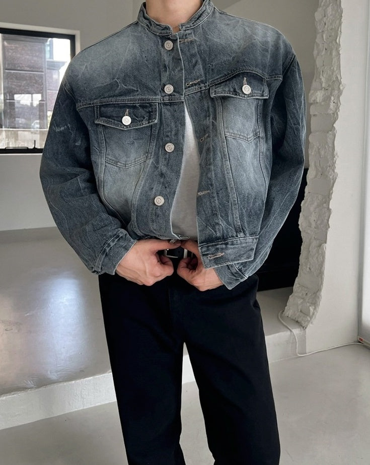 Premium Short Denim Jacket Trendy Style