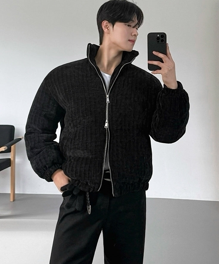 Premium Stand Collar Double Zipper Jacket