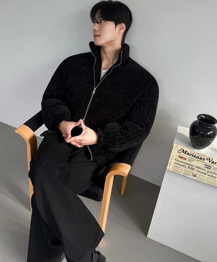 Premium Stand Collar Double Zipper Jacket