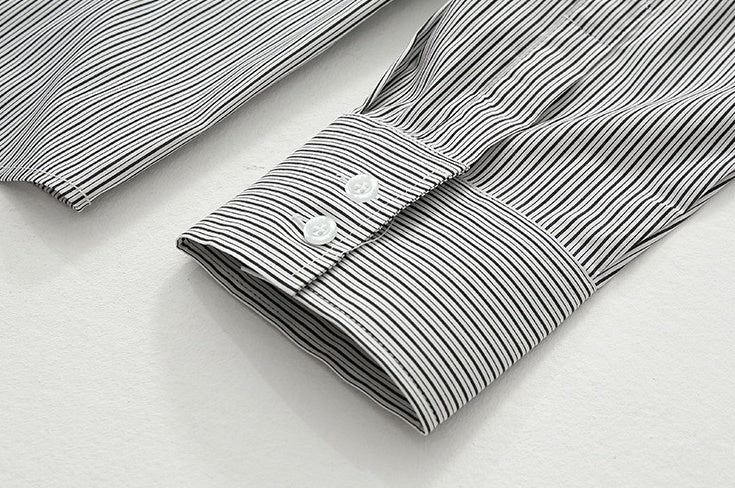 Premium Striped Casual Long Sleeve Shirt