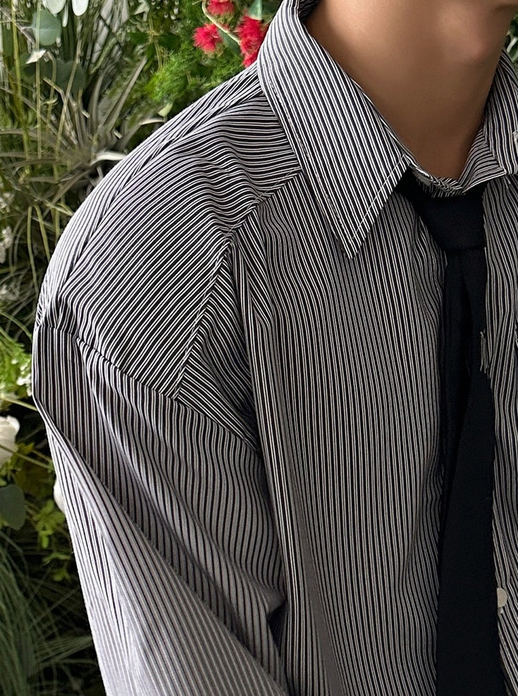 Premium Striped Casual Long Sleeve Shirt