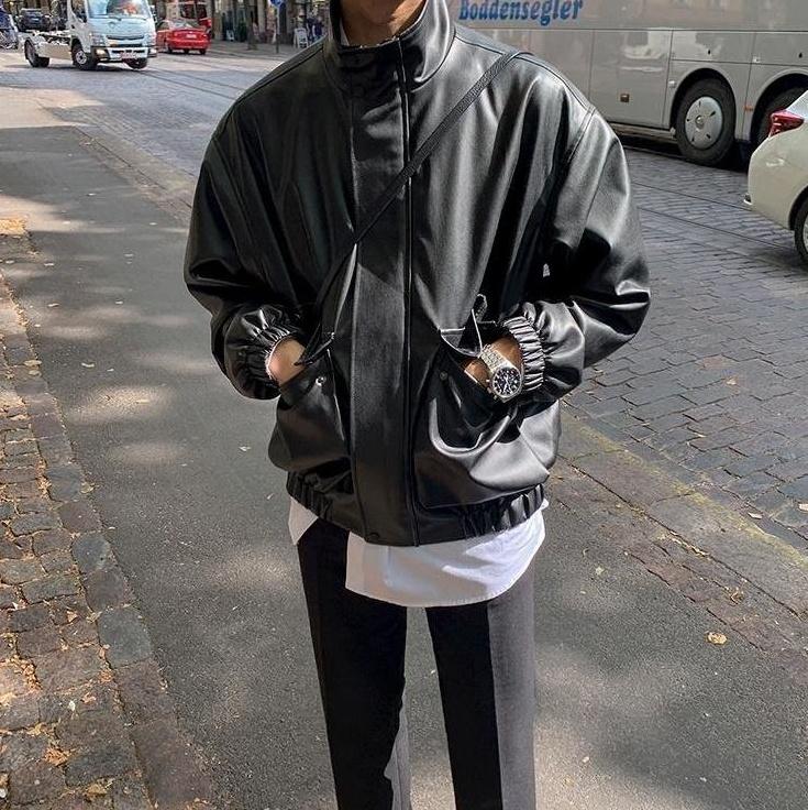 Premium Trendy PU Leather Biker Jacket