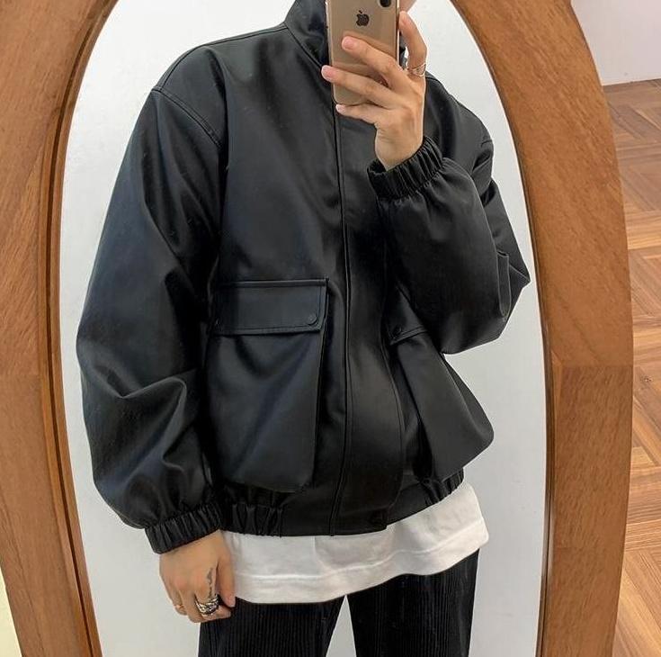 Premium Trendy PU Leather Biker Jacket