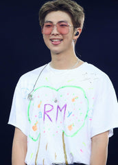 White RM Own Design Graffiti T-Shirt
