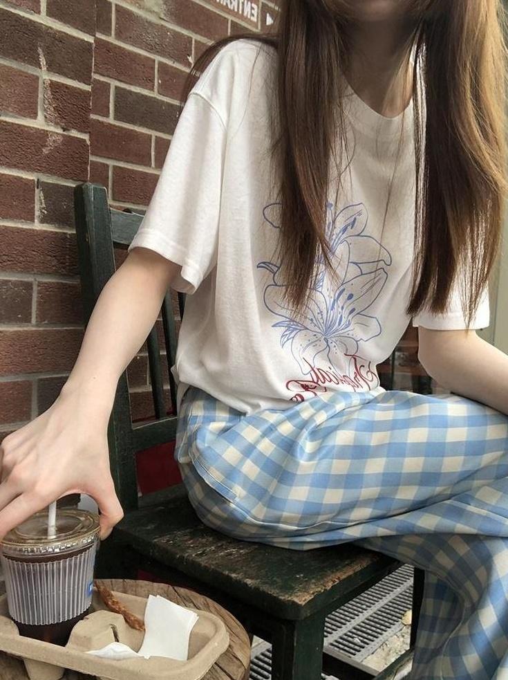 Red Box Loose Fit White T-Shirt