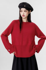 Red Knit Sweater Festive Collection