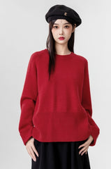 Red Knit Sweater Festive Collection