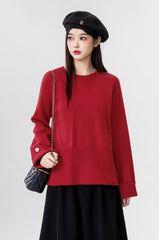 Red Knit Sweater Festive Collection