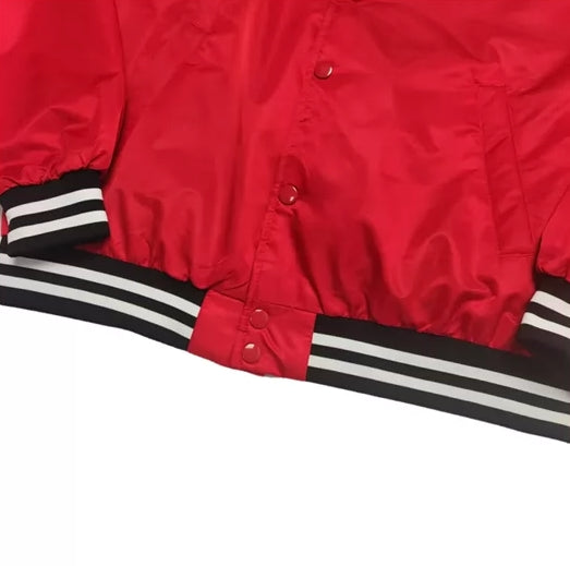 Red Vintage Varsity Jacket