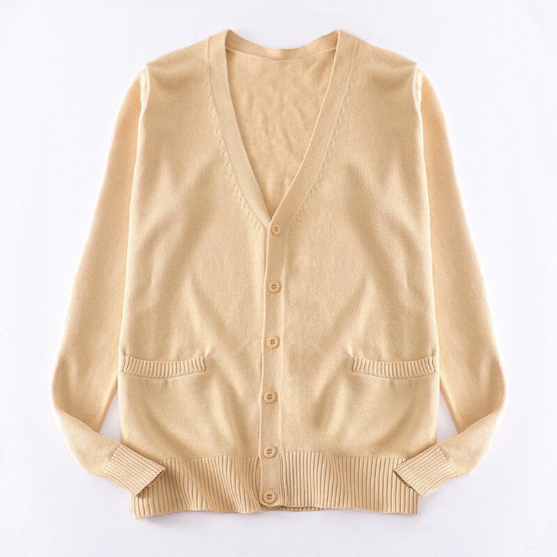 Red Wine Long Sleeve Pocket Cardigan