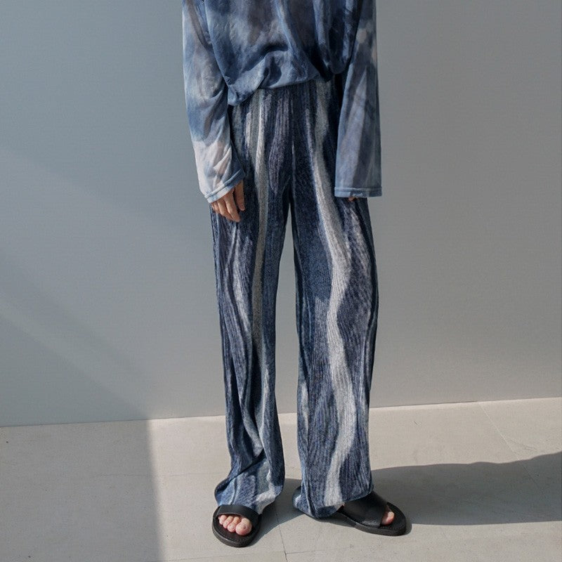 Relaxed Chic Pleated Wideleg Trousers