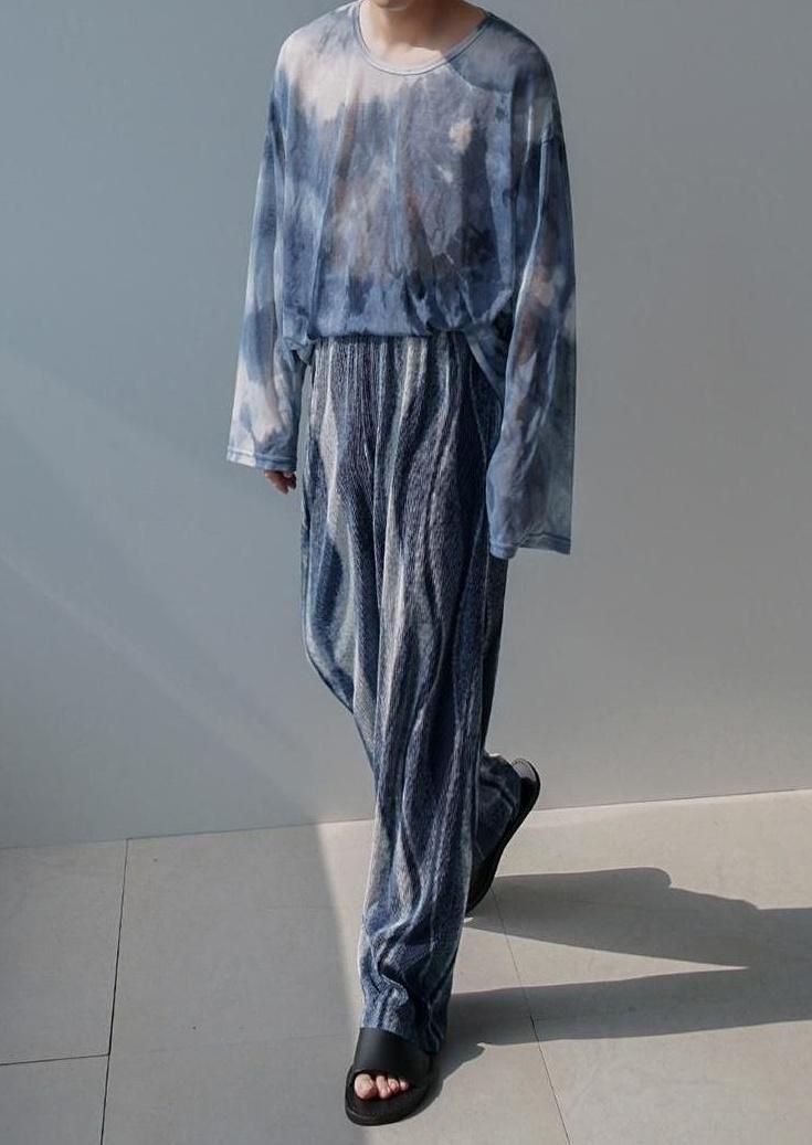 Relaxed Chic Pleated Wideleg Trousers