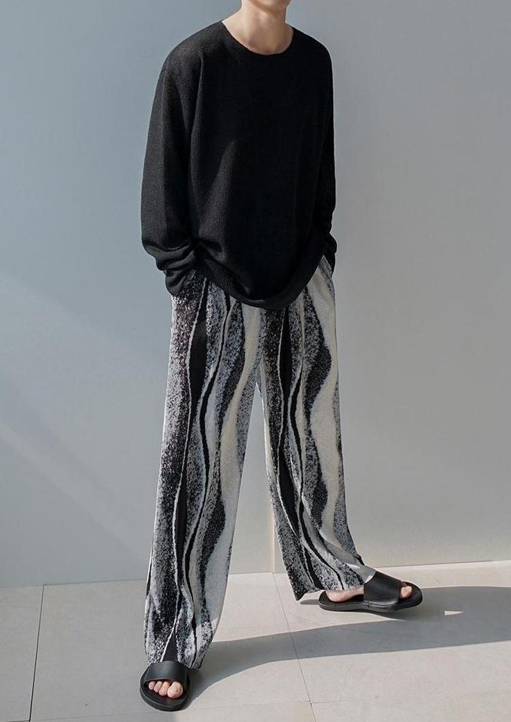 Relaxed Chic Pleated Wideleg Trousers