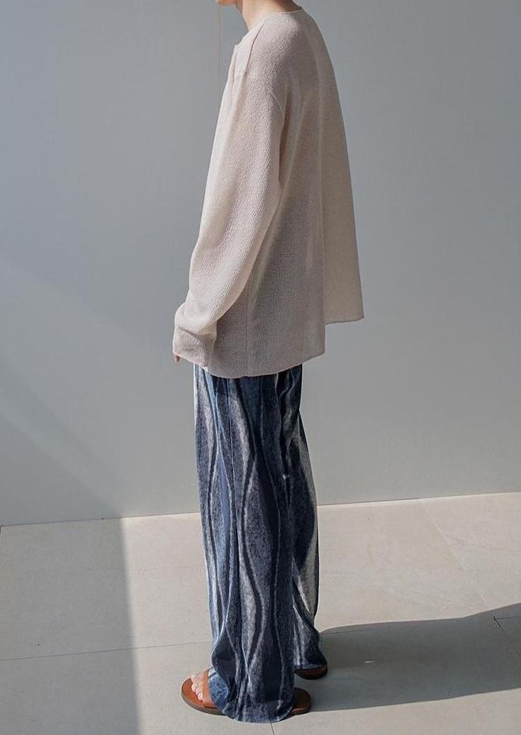 Relaxed Chic Pleated Wideleg Trousers