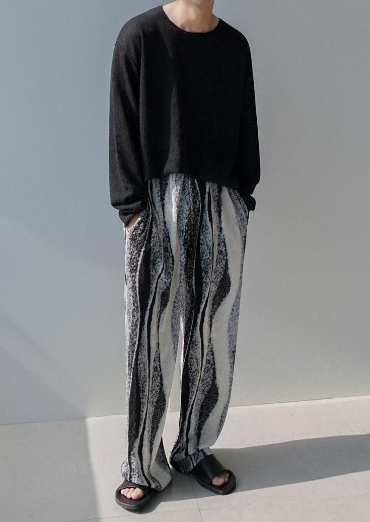 Relaxed Chic Pleated Wideleg Trousers