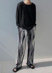 Relaxed Chic Pleated Wideleg Trousers