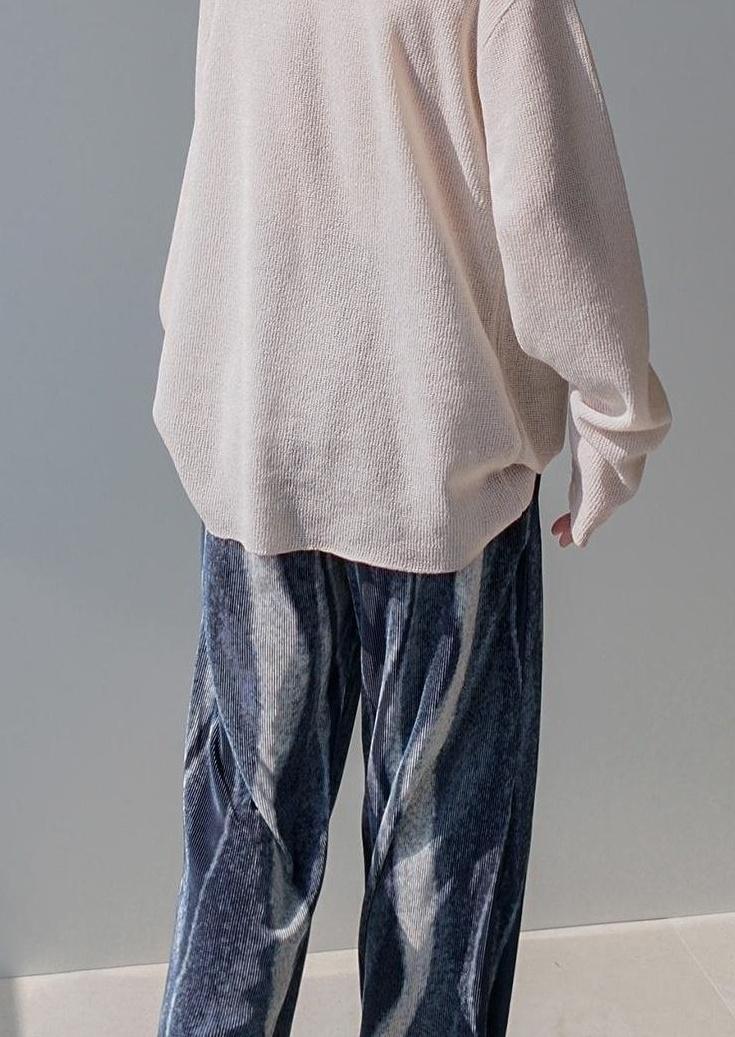 Relaxed Chic Pleated Wideleg Trousers