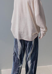 Relaxed Chic Pleated Wideleg Trousers