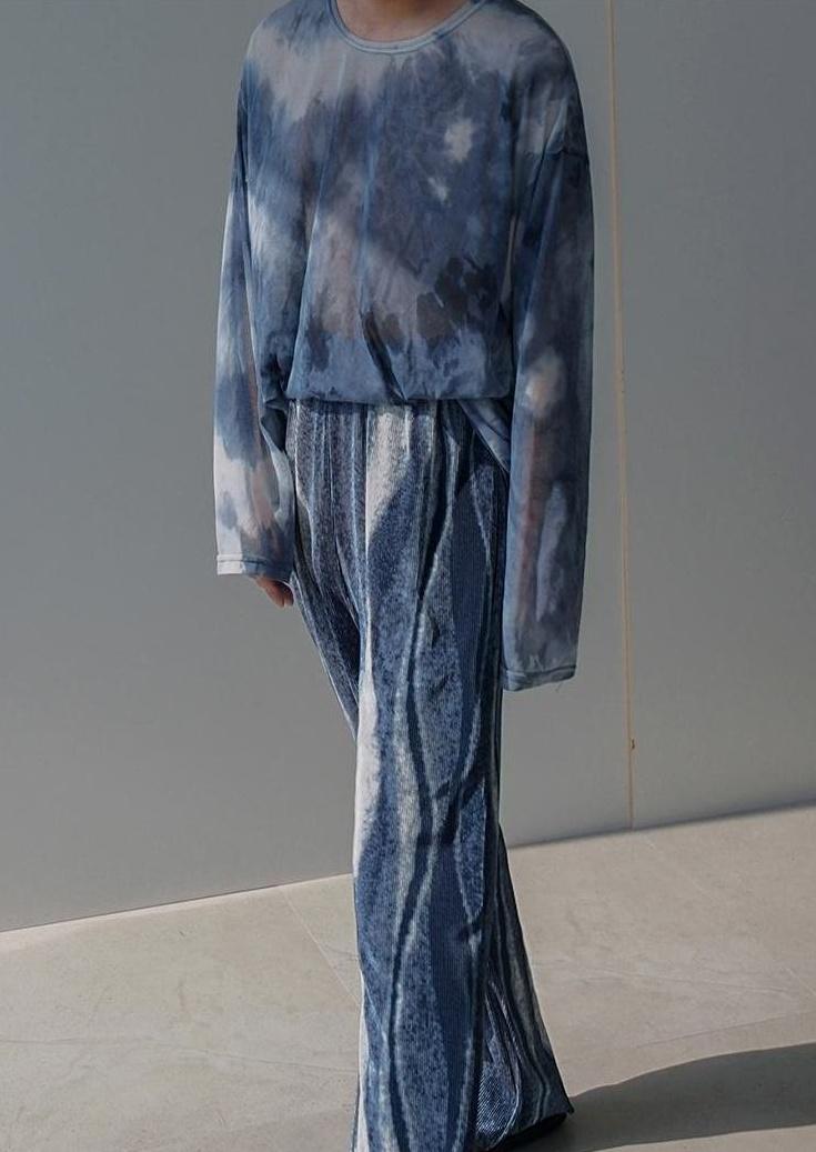Relaxed Chic Pleated Wideleg Trousers